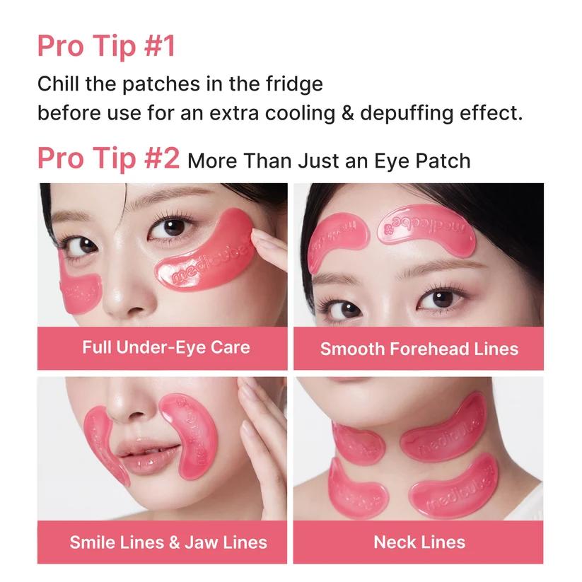 Medicube PDRN Pink Collagen Jelly Eye Mask 6Pairs product image 6