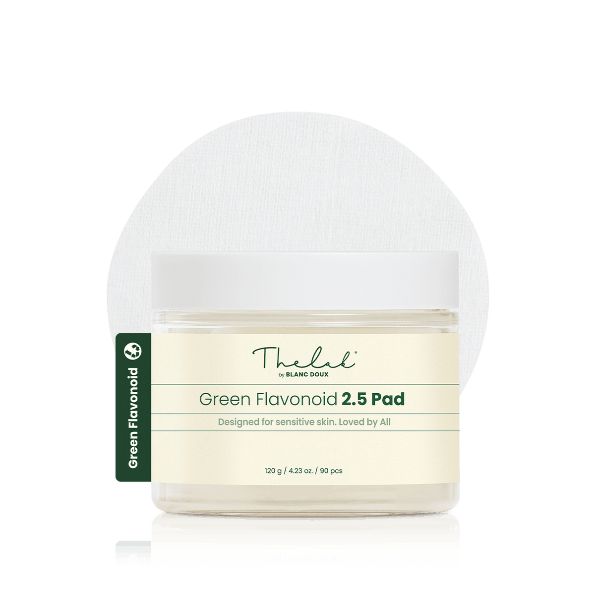 THE LAB by blanc doux Green Flavonoid 2.5 Pad 120g (90p) — official product image 2