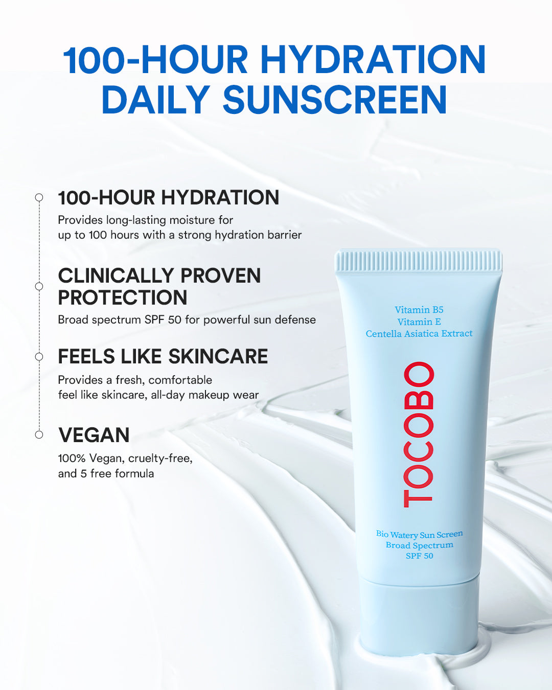 TOCOBO Bio Watery Sun Screen 40ml - official product image 5