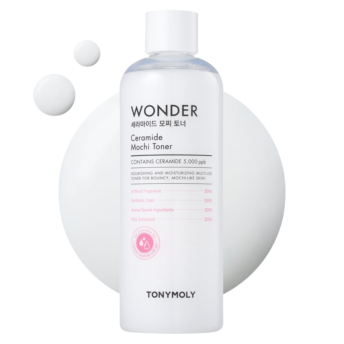 TONYMOLY Wonder Ceramide Mochi Toner 500ml - official product image 3