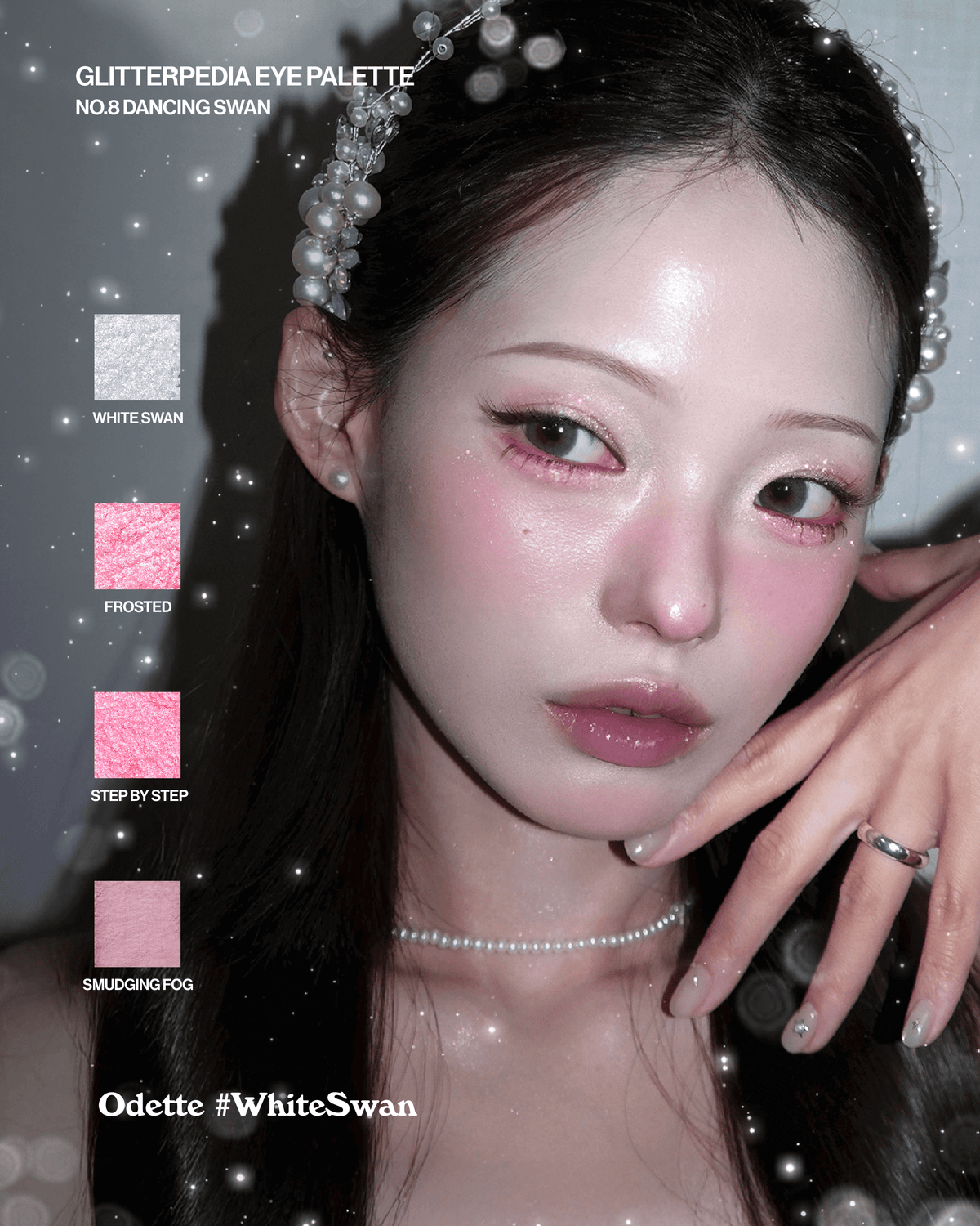 UNLEASHIA Glitterpedia Eye Palette No.9 All of Pink Glitter 6.9g - official product image 6