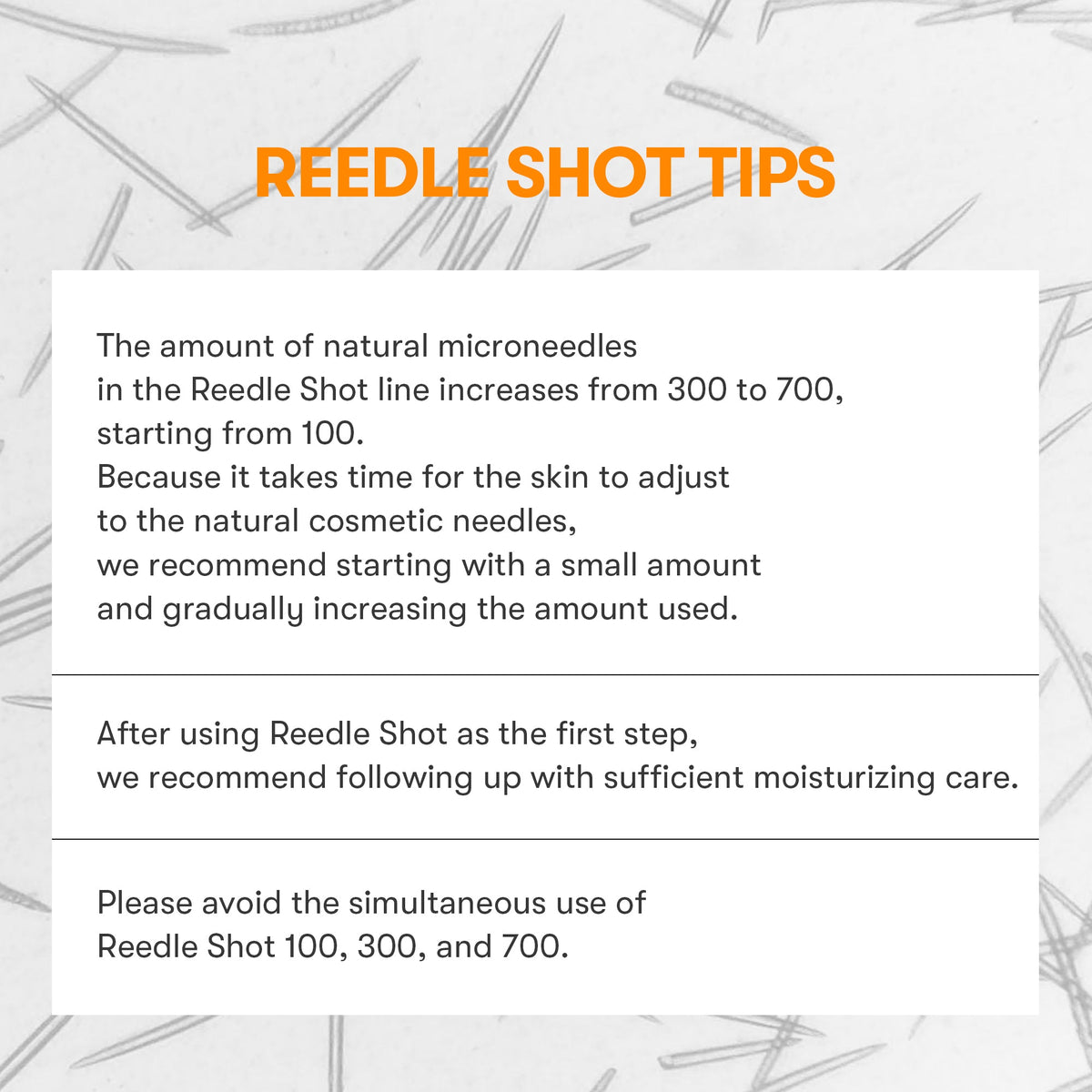 VT Cosmetics 100 VITA-LIGHT Reedle Shot 10ea - official product image 6