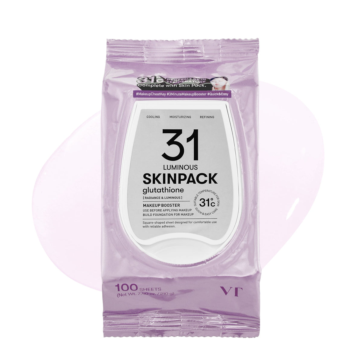 VT Cosmetics Skin Pack (LUMINOUS) 250g - official product image 7