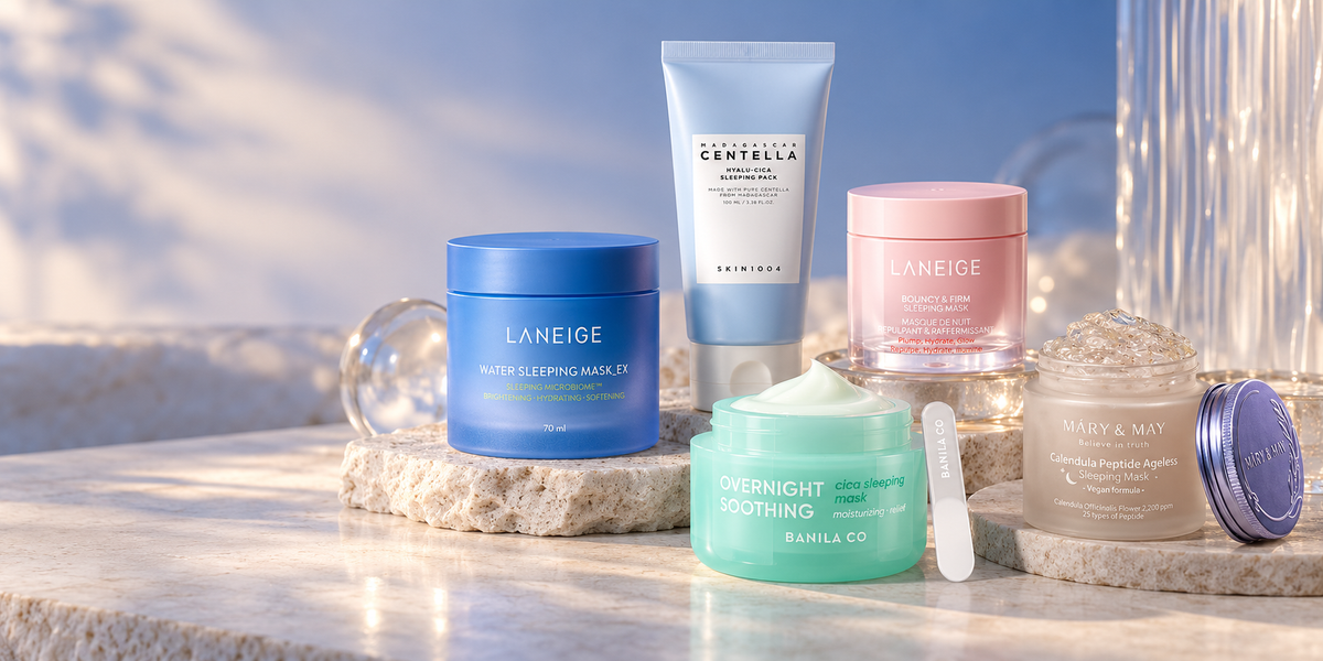 أفضل أقنعة النوم الكورية لترطيب البشرة طوال الليل: مقارنة بين ستة منتجات في السعودية
