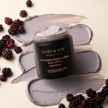Mary&amp;May Blackberry Complex Glow Wash off Pack 125g product image 4
