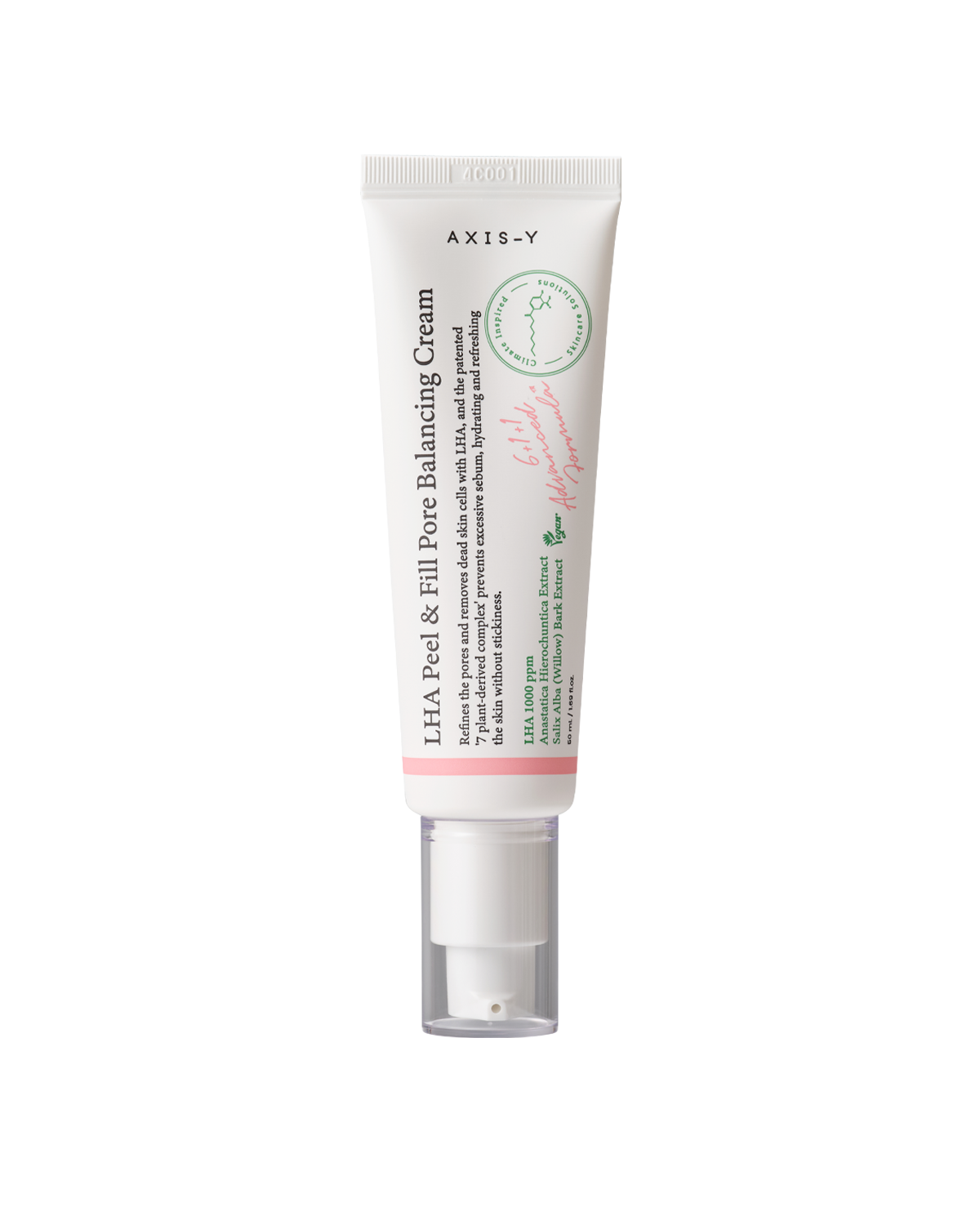 AXIS-Y LHA Peel&amp;Fill Pore Balancing Cream 50ml product packaging