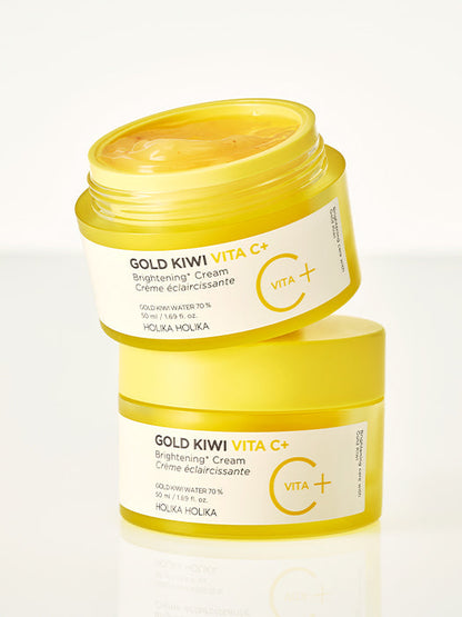HolikaHolika Gold Kiwi Vita C Plus Brightening Cream 50ml product image 6