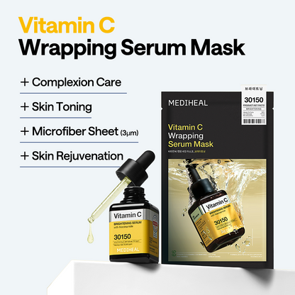 Mediheal Vitamin C Wrapping Serum Mask Brightening 10ea product image 5