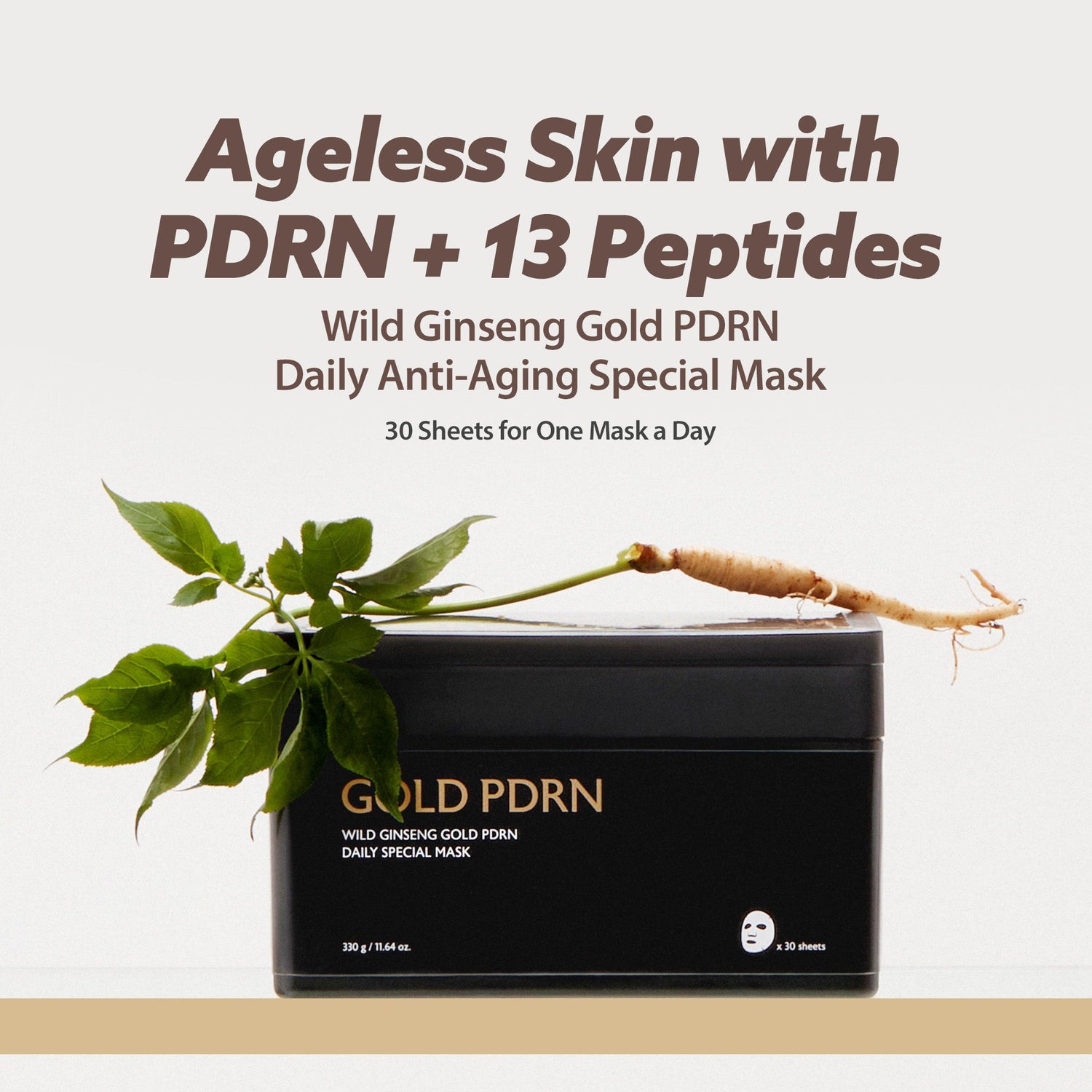 Milktouch Wild Ginseng Gold PDRN Daily Special Mask 30 pcs product image 4