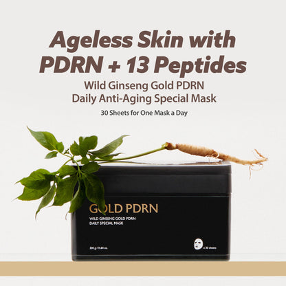 Milktouch Wild Ginseng Gold PDRN Daily Special Mask 30 pcs product image 4