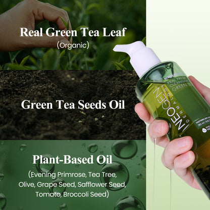 Neogen Real Fresh Cleansing Oil Green Tea 285ml — Neogen official product image 4