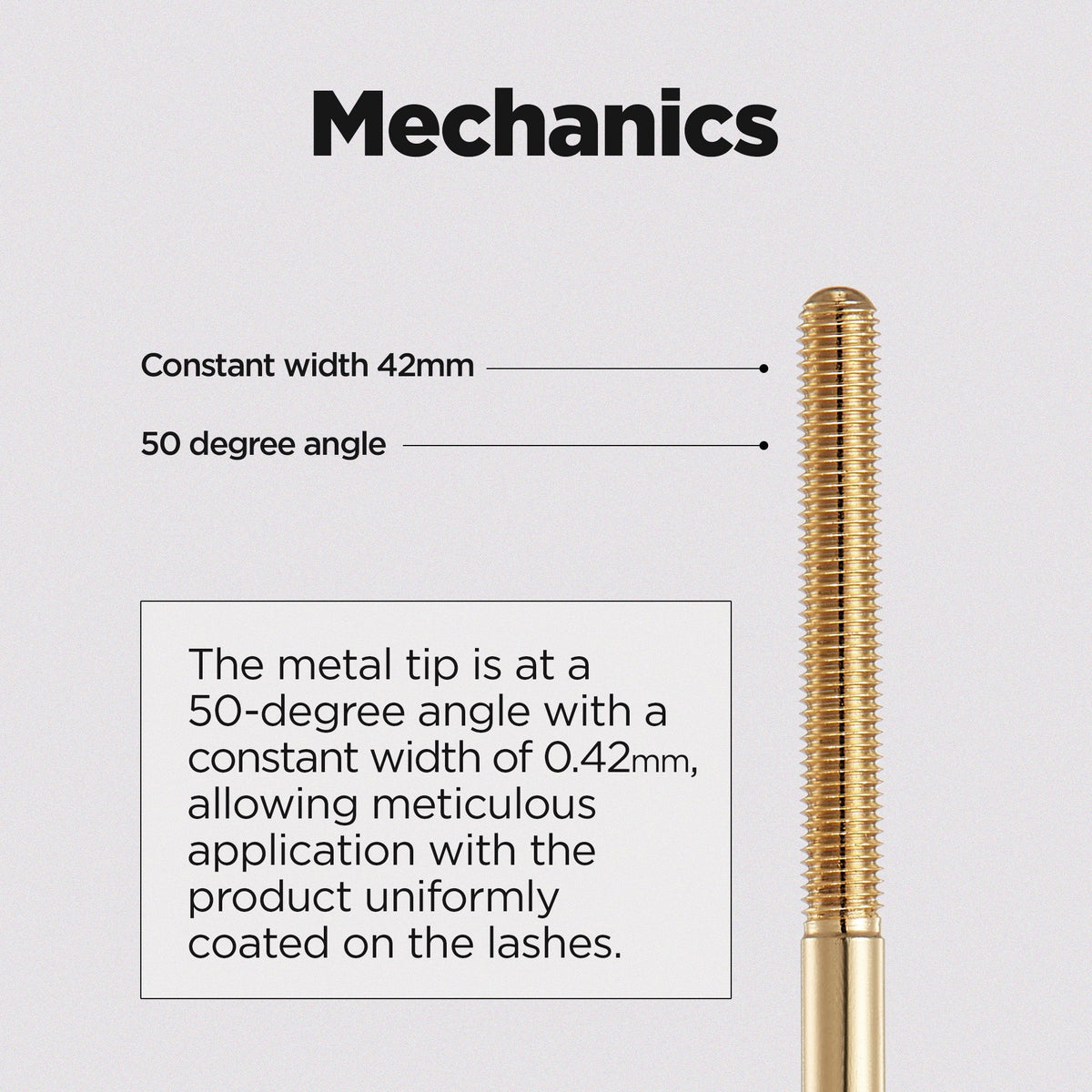 Neogen Extra Volume Curl Metal Mascara Black — Neogen official product image 7