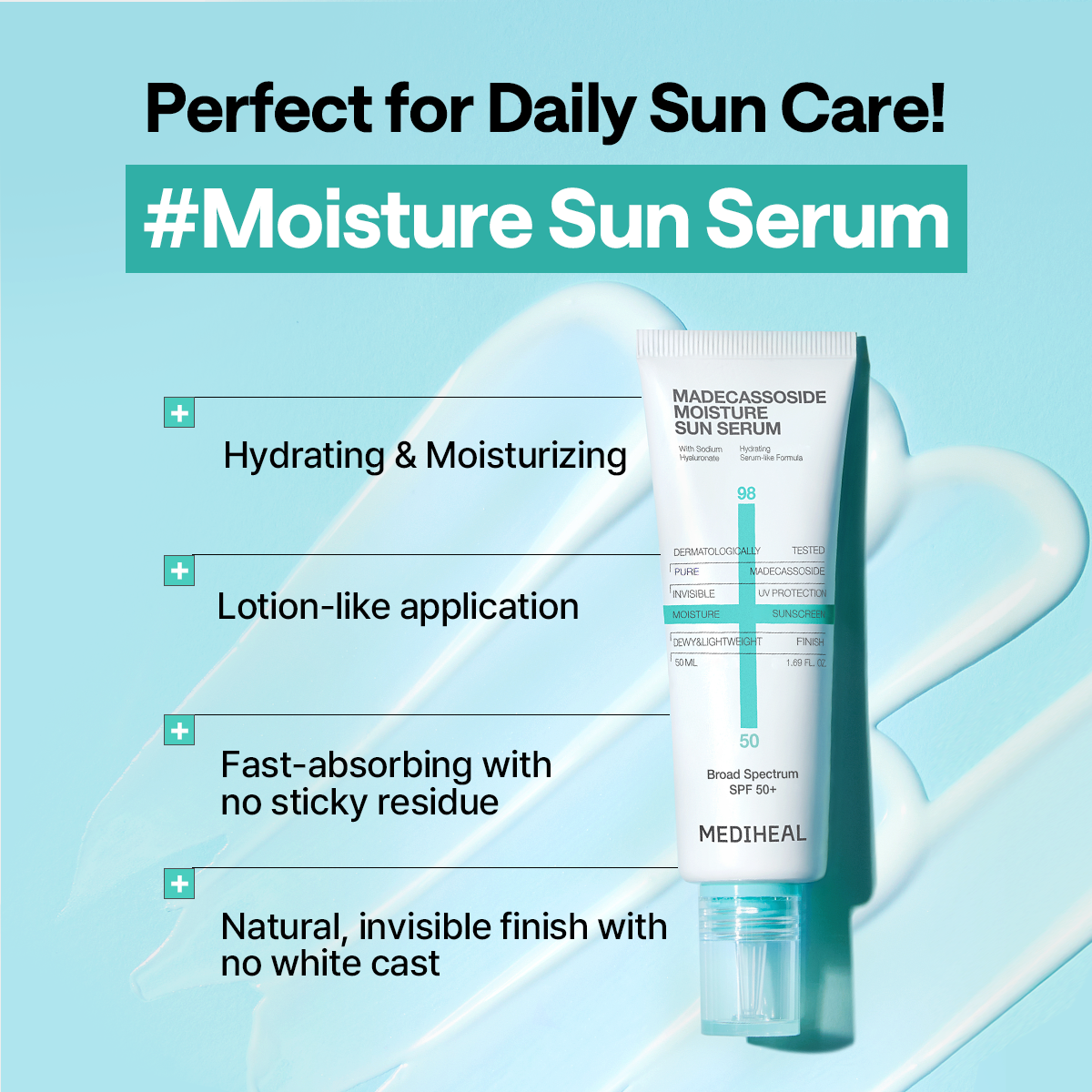 Mediheal PDRN Moisture Tone Up Sun Serum 50ml product image 6