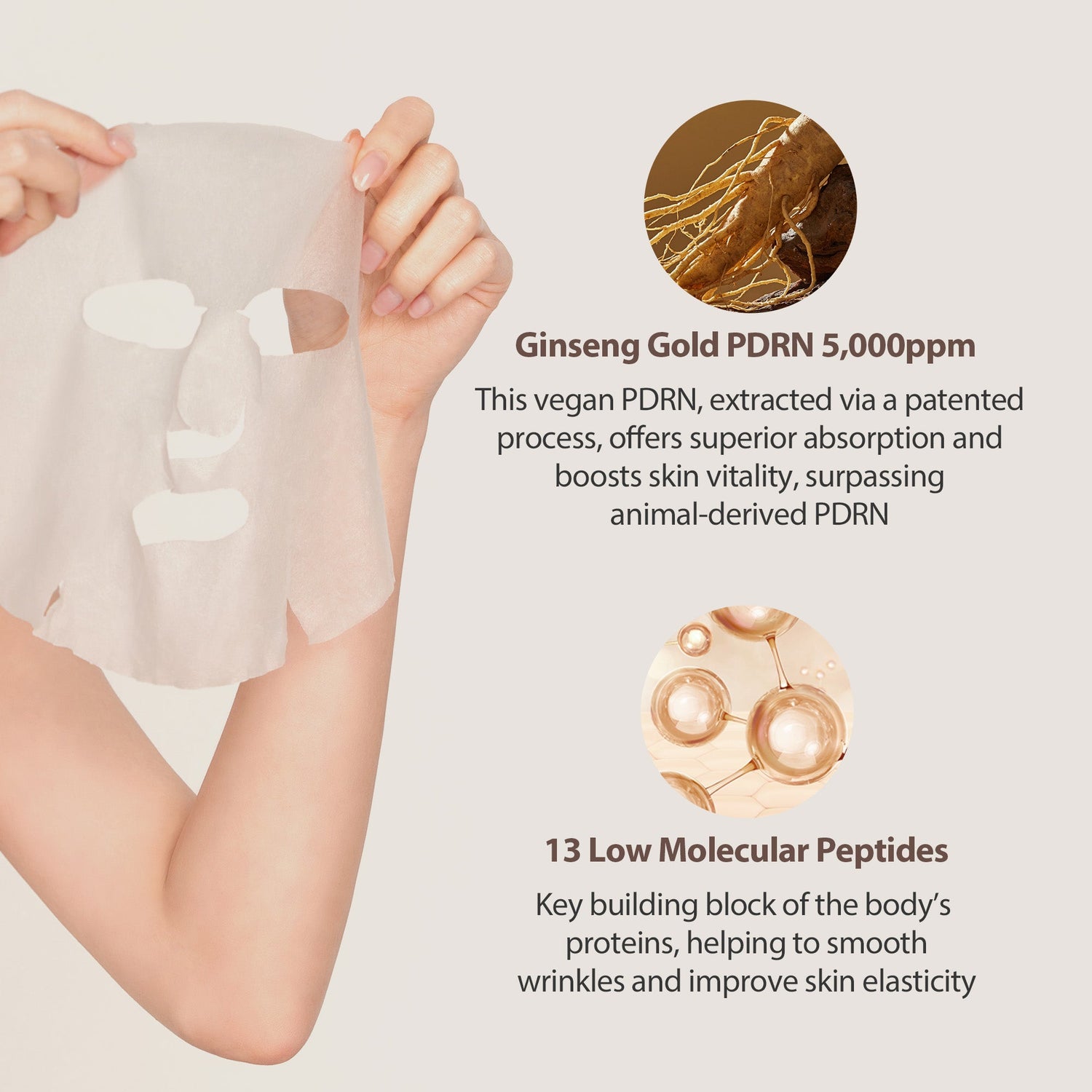 Milktouch Wild Ginseng Gold PDRN Daily Special Mask 30 pcs product image 6