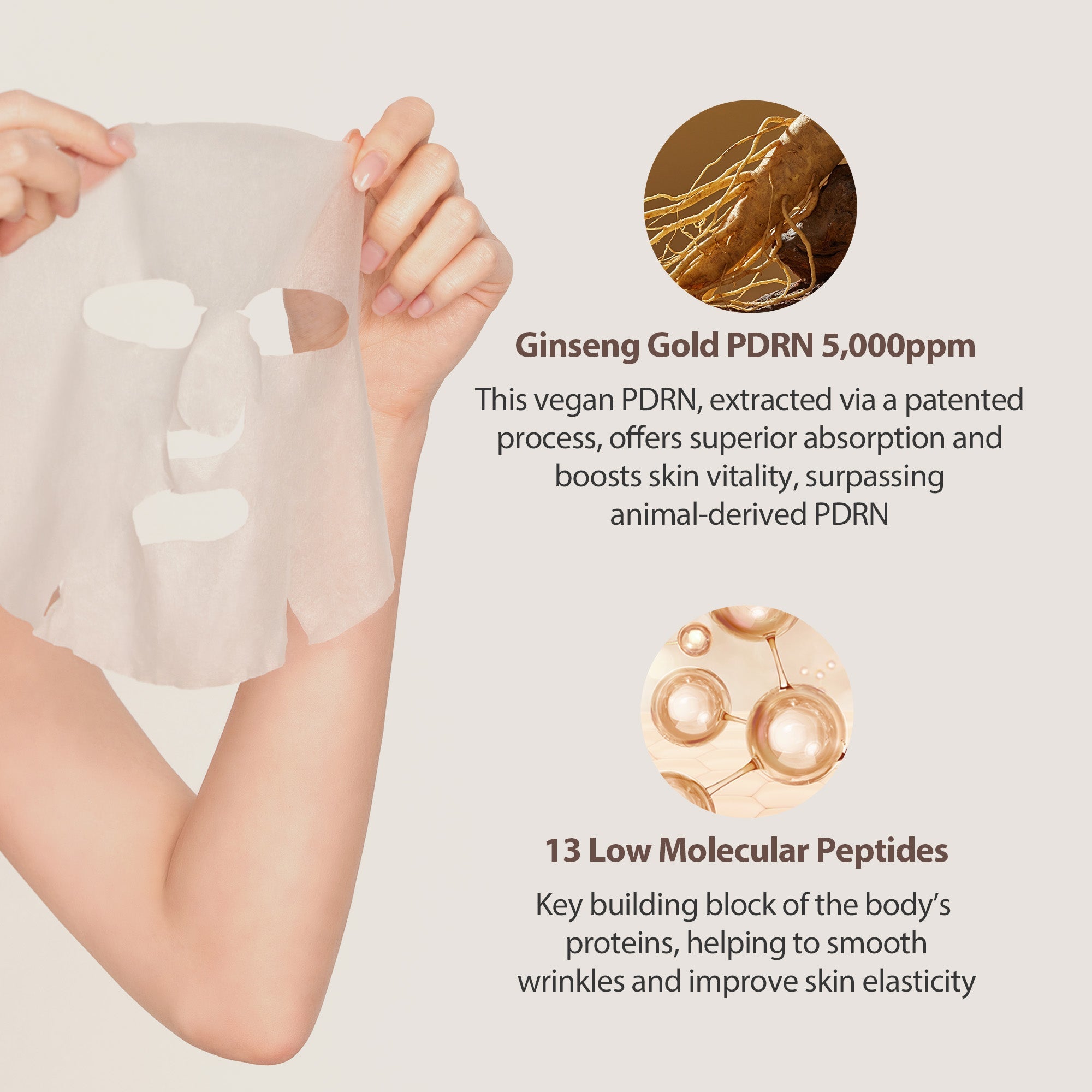 Milktouch Wild Ginseng Gold PDRN Daily Special Mask 30 pcs product image 6