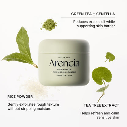 Arencia Fresh Green Rice Mochi Cleanser 120ml product image 5