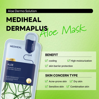 Mediheal Derma Plus Aloe Mask 10ea product image 7