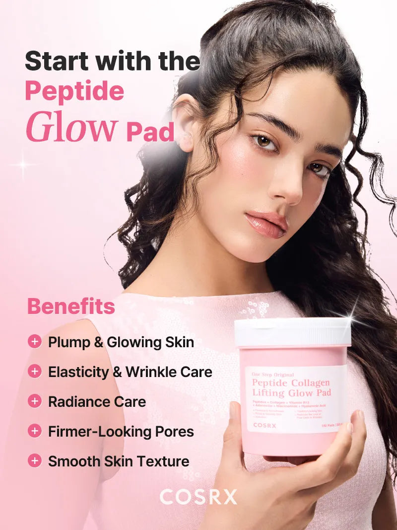 Cosrx One Step Original Peptide Collagen Lifting Glow Pad 100ea official COSRX source image 3