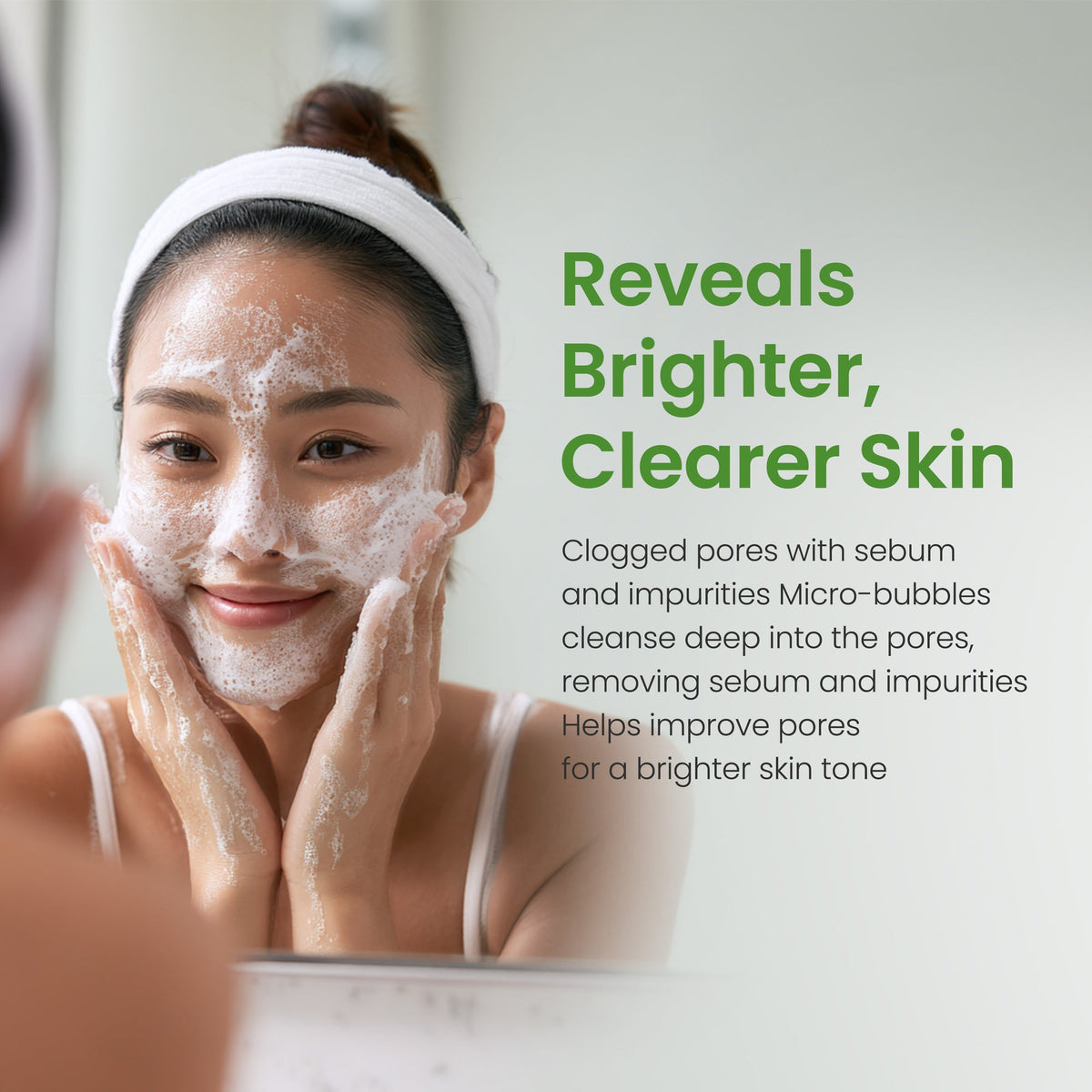 Neogen Real Fresh Foam Cleanser Green Tea 160g — Neogen official product image 9