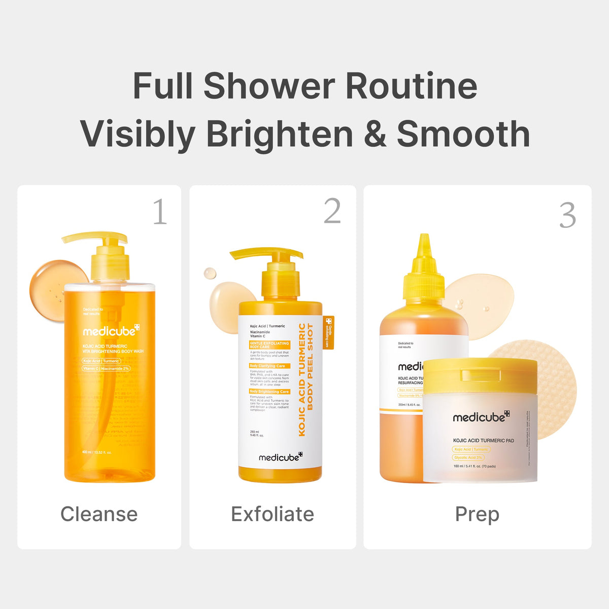 Medicube Kojic Acid Turmeric Vita Brightening Body Wash 400ml product image 3