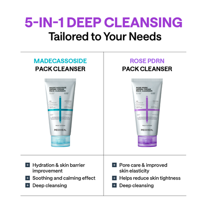 Mediheal Derma Cream Pack Cleanser Rose PDRN 120ml product image 7