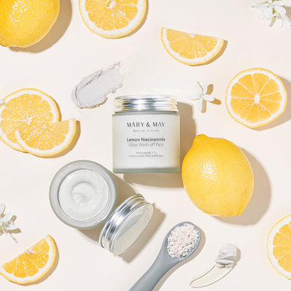 Mary&amp;May Lemon Niacinamide Glow Wash Off Pack 125g product image 3