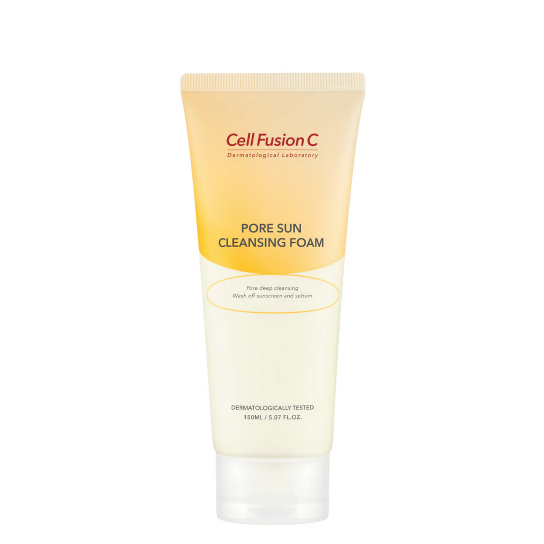 CellfusionC Pore Sun Cleansing Foam - 150ml official cellfusionc source image 1