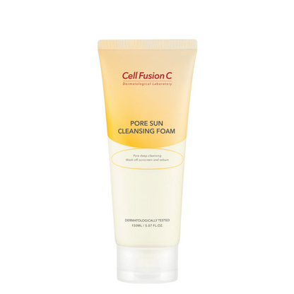 CellFusionC Pore Sun Cleansing Foam - 150ml — product photo