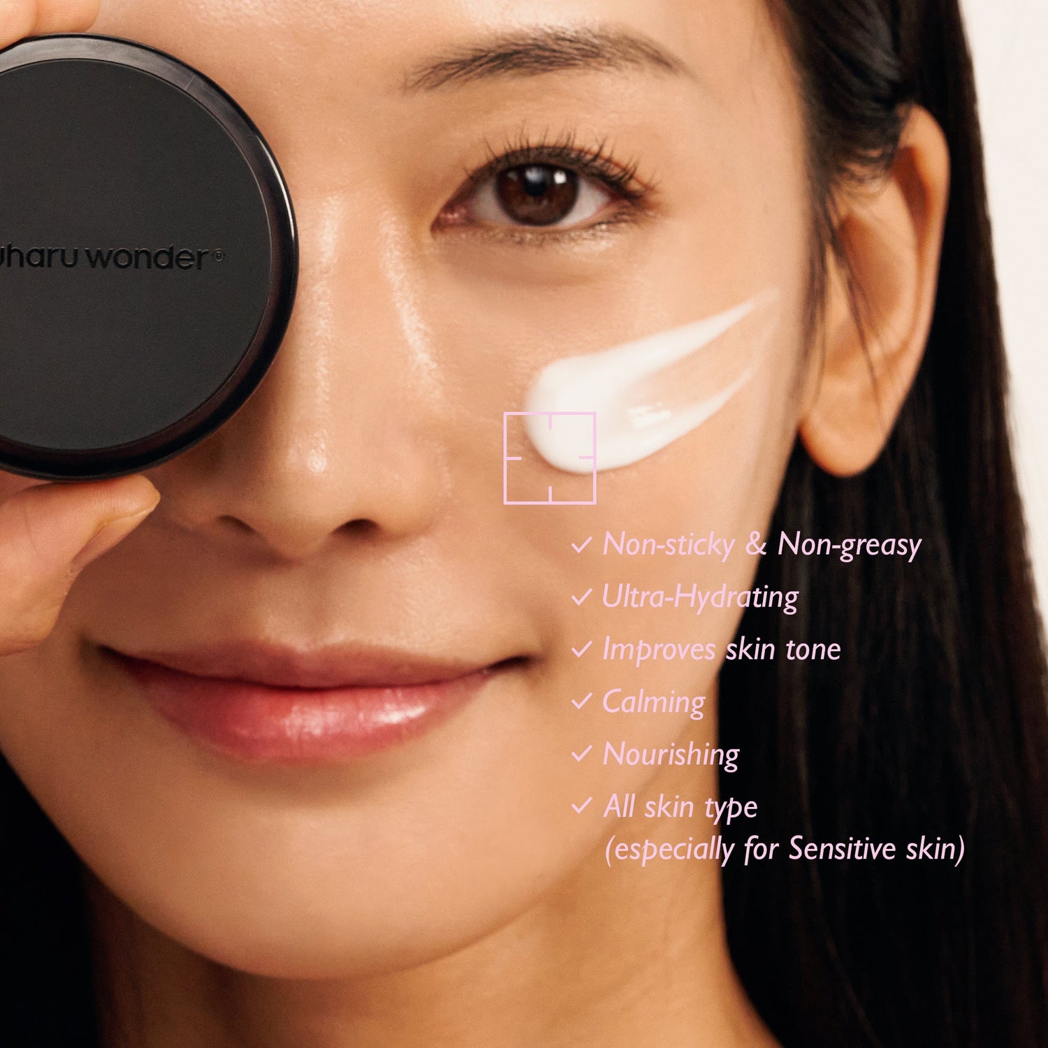haruharuwonder Black Rice 10 Hyaluronic Cream 50ml (Unscented) product image 4