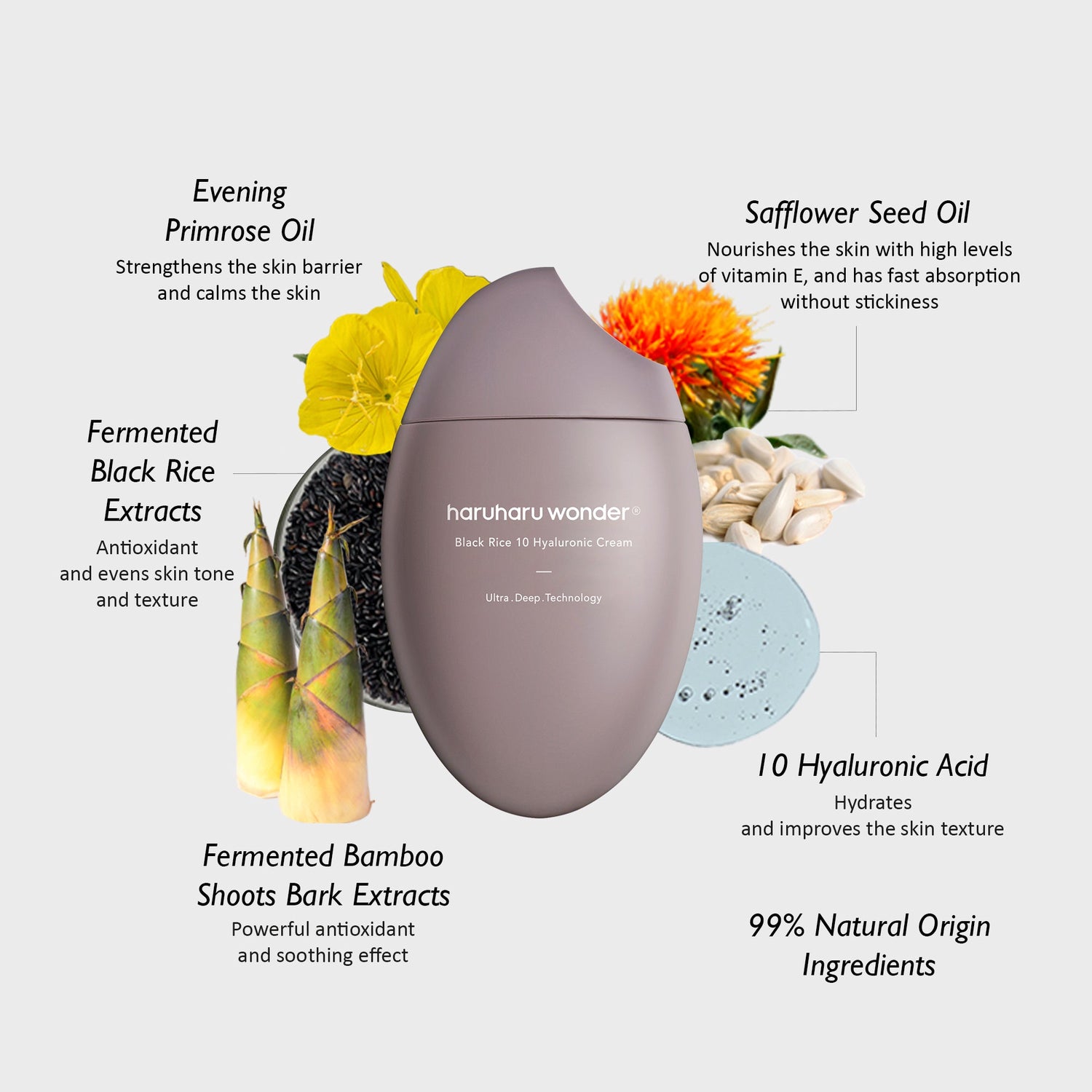 Haruharu Wonder Black Rice 10 Hyaluronic Cream product image 5