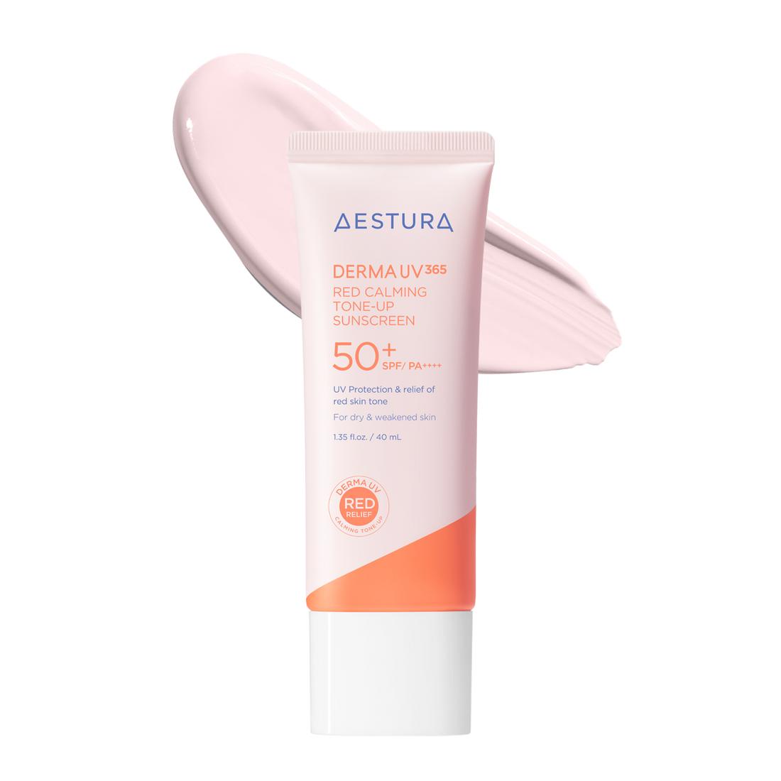 aestura Derma UV365 Red Calming Tone-Up Sunscreen 40ml - official AESTURA product image 1