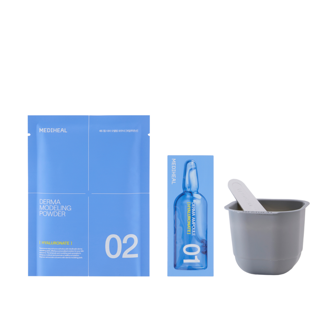 Mediheal Derma Modeling Pack Hyaluronate Moisture (Ampoule 2ml+ Powder 28g) product image 2