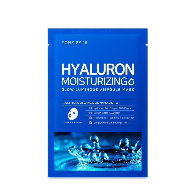 SomeByMi HYALURON MOISTURIZING AMPOULE MASK X 10EA
