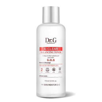 Dr.G A-CLEAR Balancing Toner 200ml product image packshot