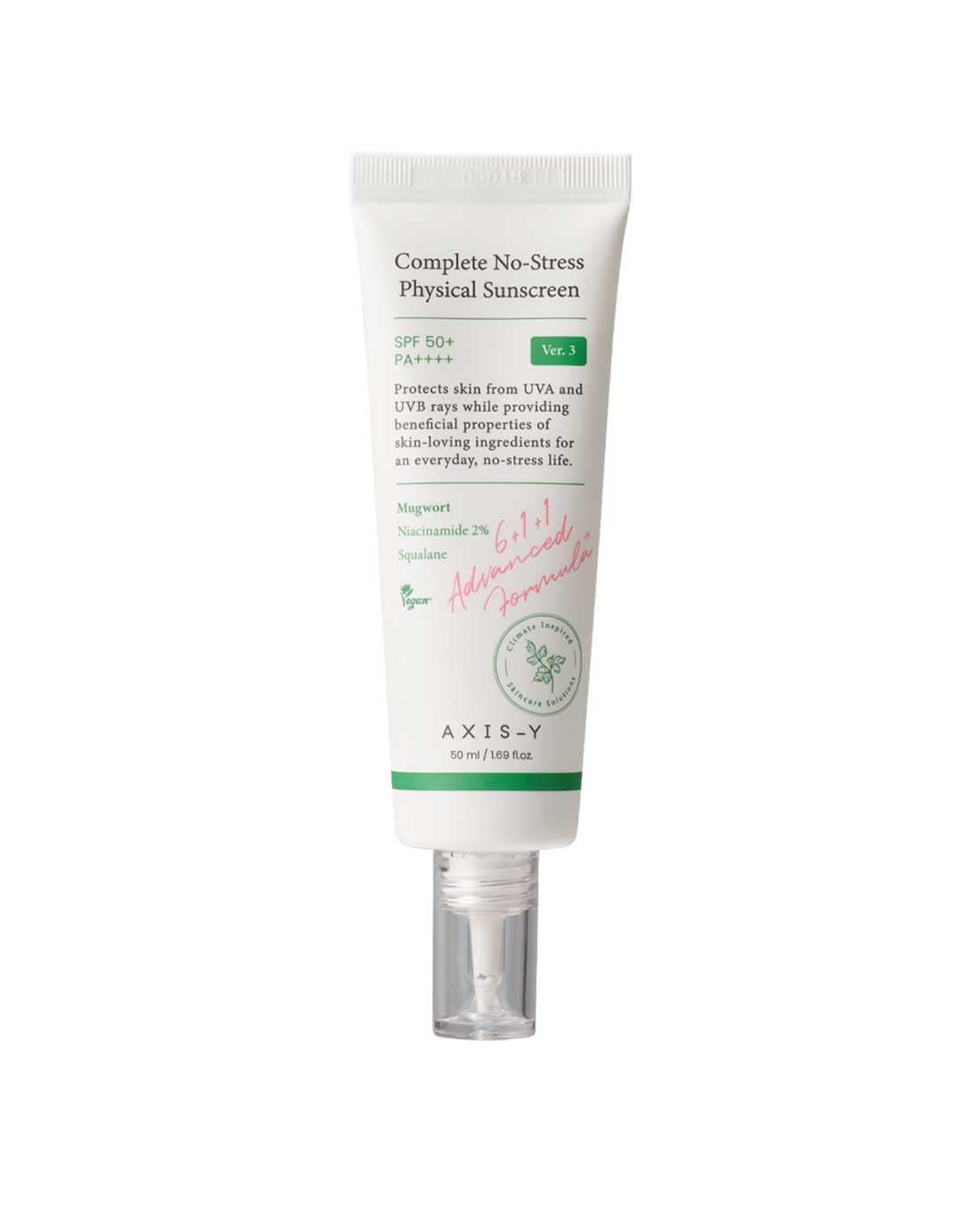 AXIS-Y Complete No-Stress Physical Sunscreen 50ml official product image 2