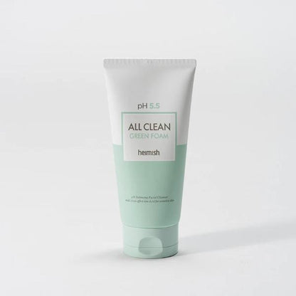 Heimish All Clean Green Foam 150g low-pH cleanser — official product image 1