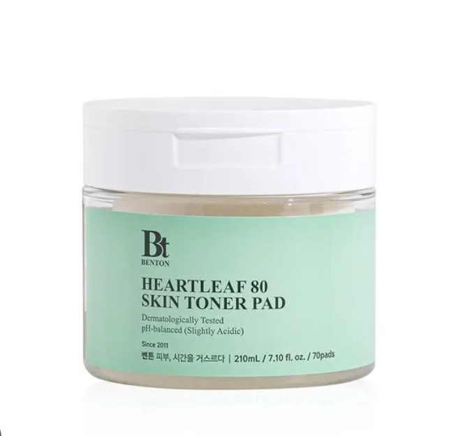 benton Heartleaf 80 Skin Toner Pad 210g / 70pcs product image 1