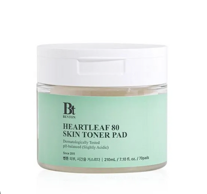 benton Heartleaf 80 Skin Toner Pad 210g / 70pcs product image 1