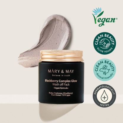 Mary&amp;May Blackberry Complex Glow Wash off Pack 125g product image