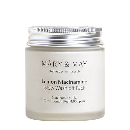 Mary&amp;May Lemon Niacinamide Glow Wash Off Pack 125g product image