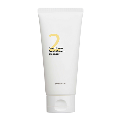 Numbuzin No. 2 Deep Clean Fresh Cream Cleanser 120ml — official product image 1