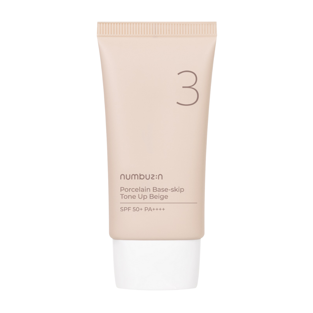 Numbuzin No.3 Porcelain Base-skip Tone Up Beige 50ml