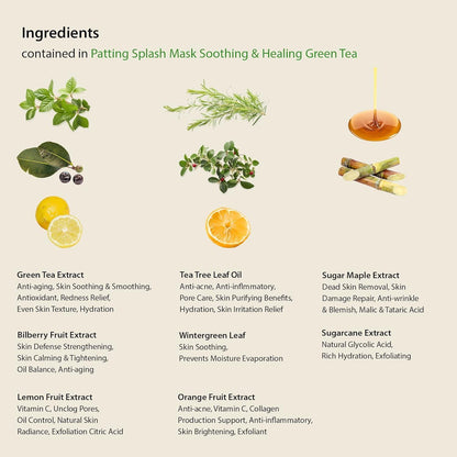 Blithe Patting Splash Mask Soothing &amp; Healing Green Tea 150ml product image 6
