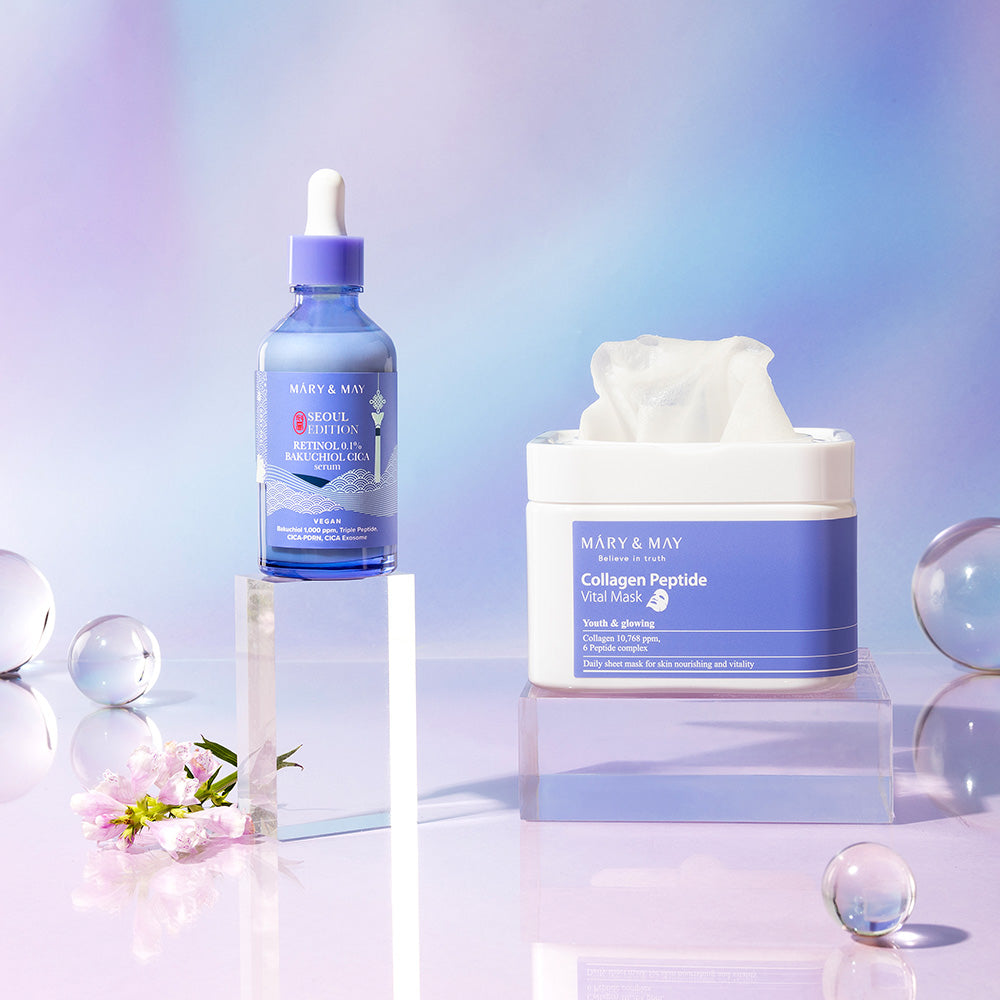 Mary&amp;May Retinol 0.1% Bakuchiol Cica Serum 80ml - Rentinol Serum product image 7