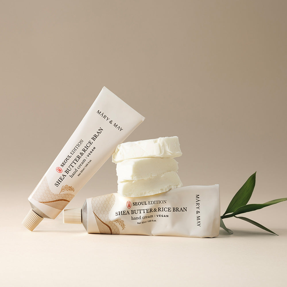 Mary&amp;May Seoul Edition SHEA BUTTER &amp; RICE BRAN Hand Cream 50ml product image 3
