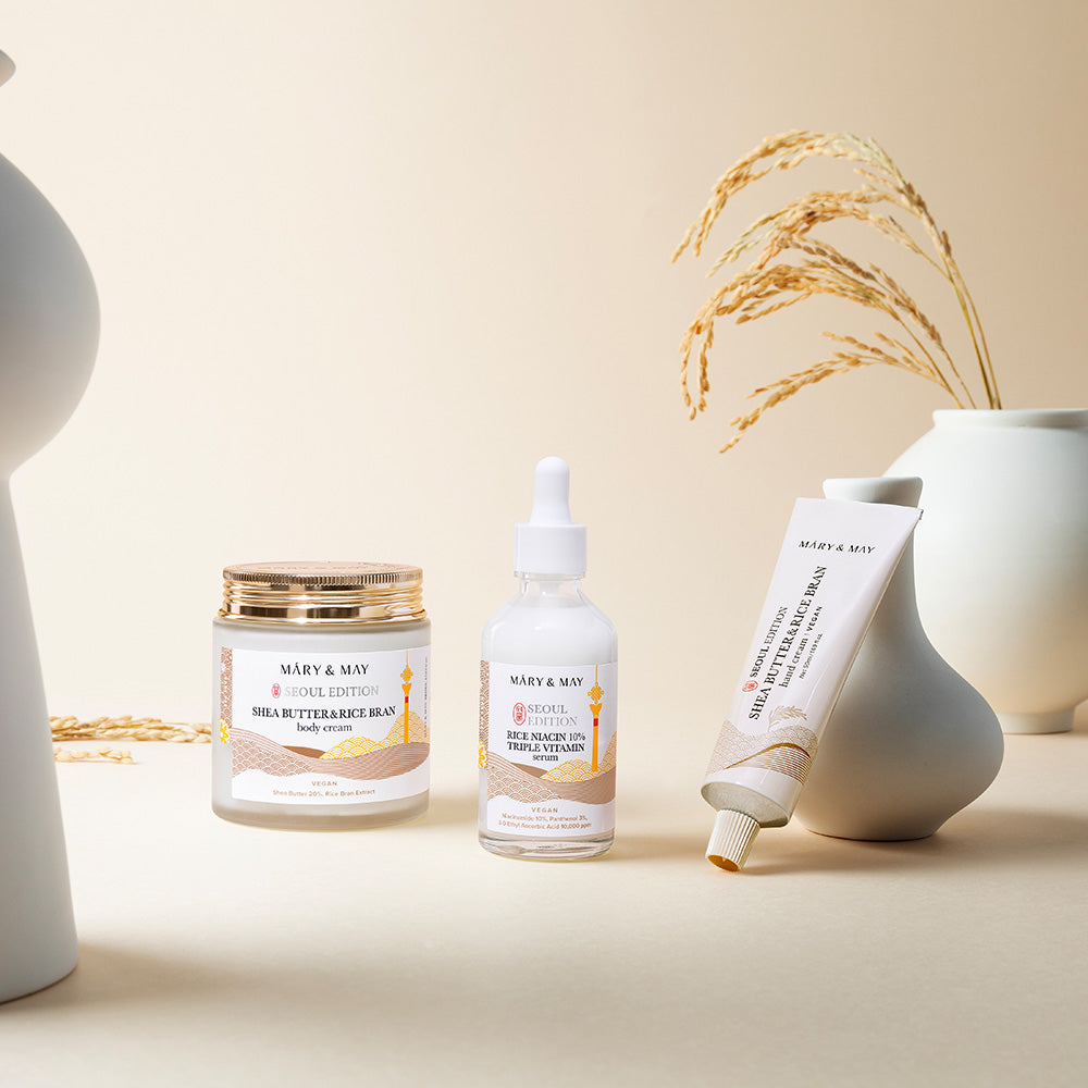 Mary&amp;May Seoul Edition SHEA BUTTER &amp; RICE BRAN Hand Cream 50ml product image 6