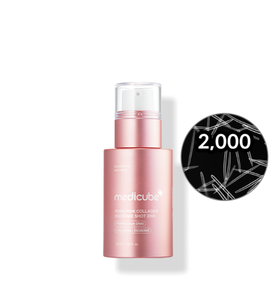 Medicube PDRN Pink Collagen exosome shot ampoule 2000 30ml