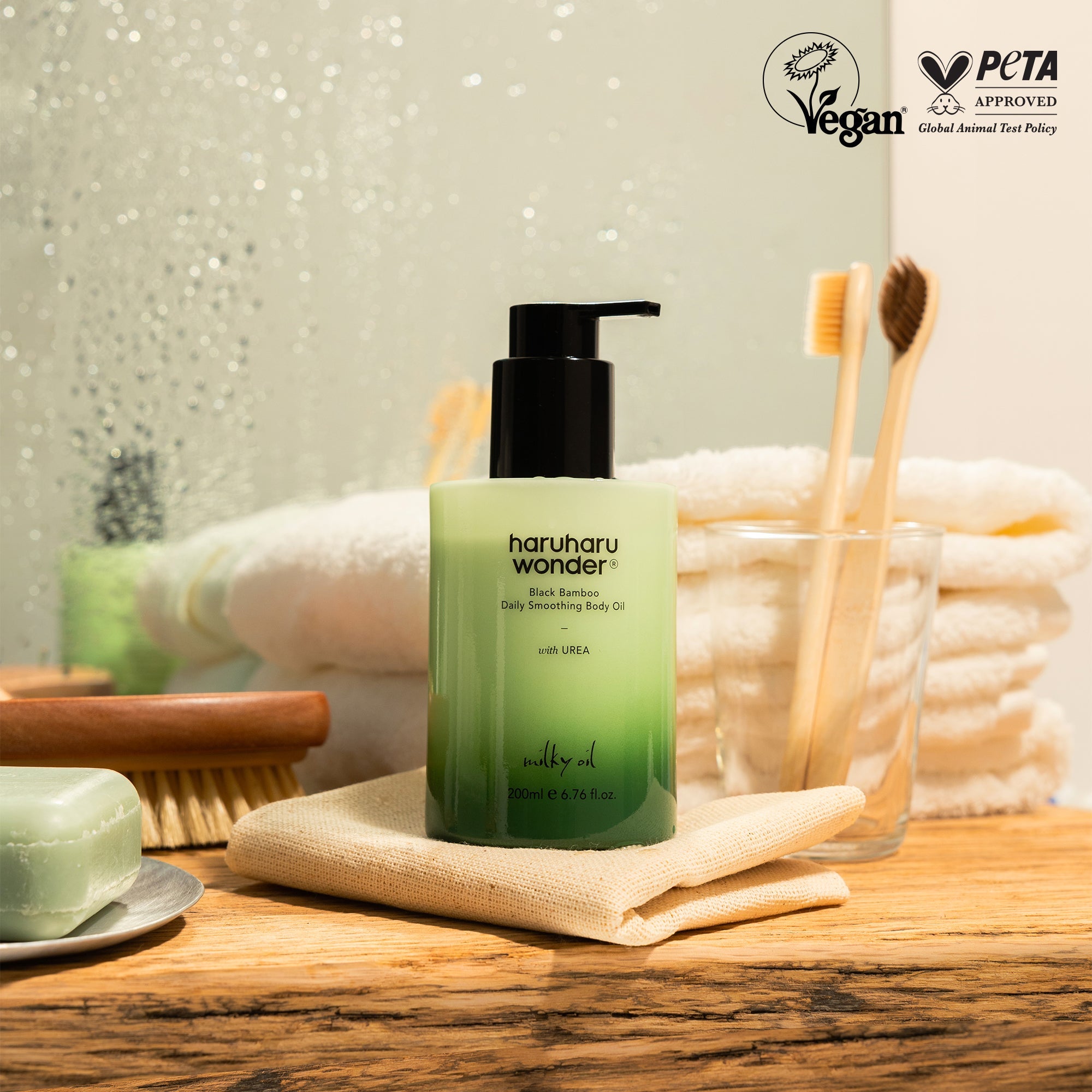 haruharuwonder Black Bamboo Daily Soothing Body Oil 200ml product image 6