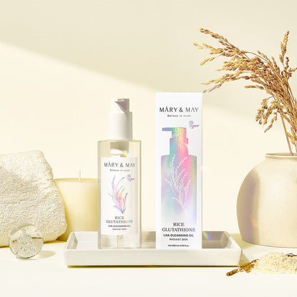 Mary&amp;May Rice Glutathione LHA Cleansing Oil 200ml product image 6