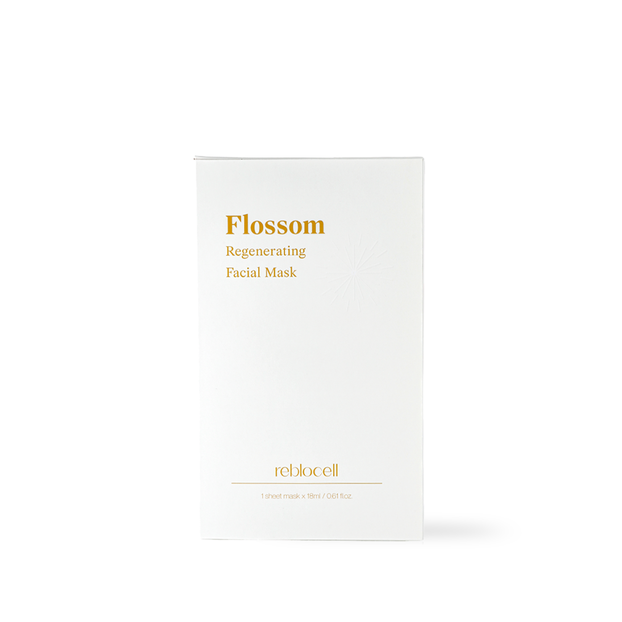 Reblocell Flossom Regenerating Facial Mask EGF 1ppm 1 Sheet